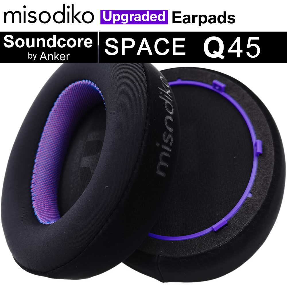 Misodiko อัพเกรดแผ่นรองหูฟังสําหรับหูฟัง Anker Soundcore Space Q45