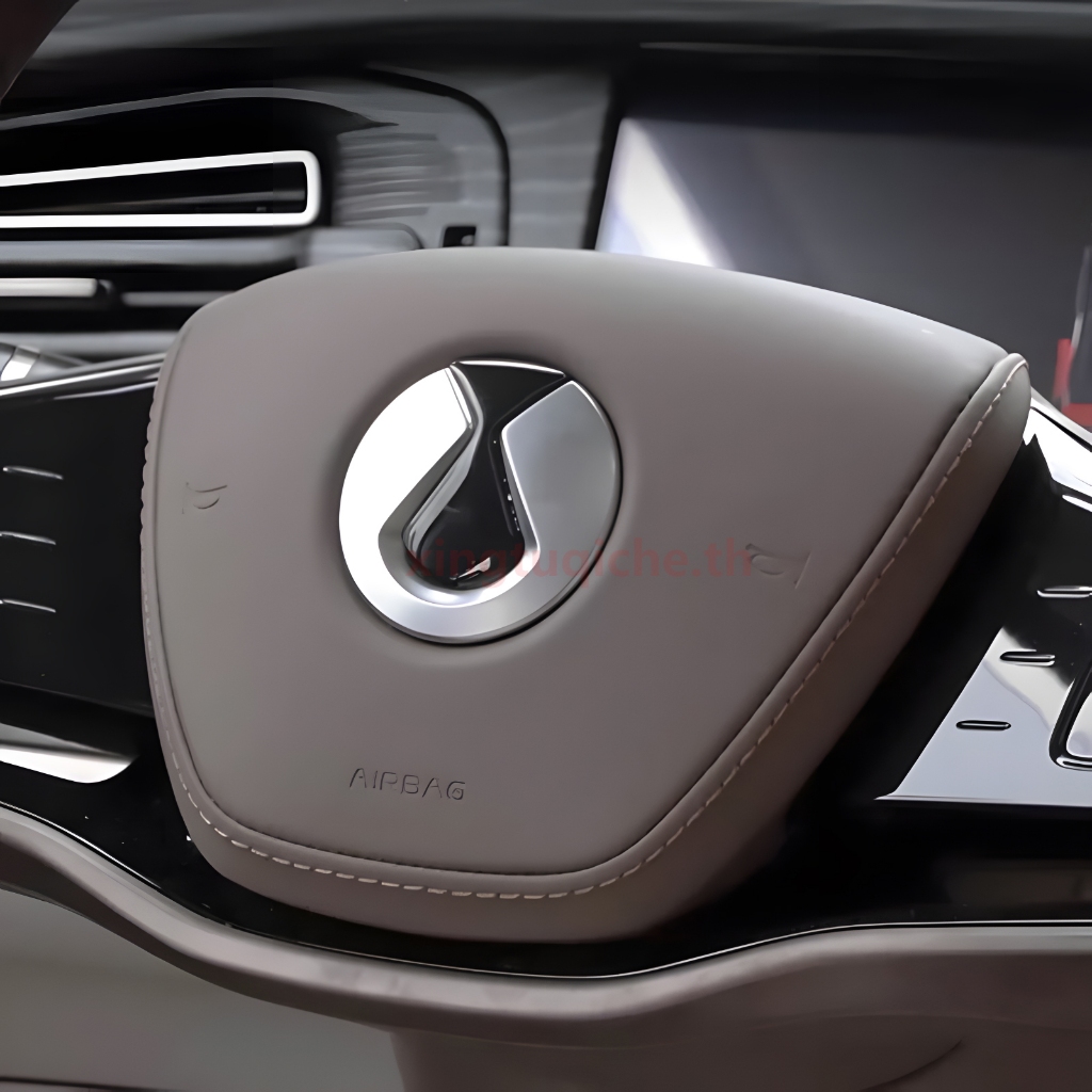 เหมาะสำหรับ 2024-2025 Byd Denza d9 โลโก้รถ สติ๊กเกอร์ตกแต่ง โลโก้พวงมาลัย ดัดแปลงล้อ สีดำ โลโก้รถอุปกรณ์เสริม