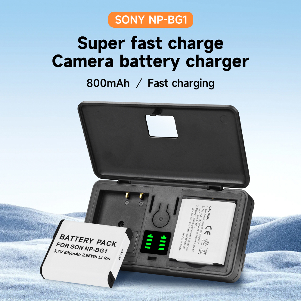 Palo NP-BG1 แบตเตอรี่ 800mAh และเครื่องชาร์จสําหรับ Sony HX5V HX7V HX9V HX10V HX30 H70 H55