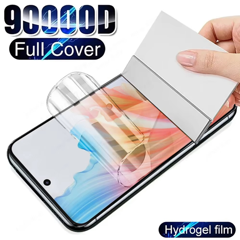 ฟิล์มซอฟท์ไฮโดรเจล ตัวป้องกันหน้าจอแบบเต็ม Oppo A6 A6x A5 A5x A5i A3 A3x A60 A79 A38 A18 A78 A58 A98 A1 A95 A76 A55 A36 Reno 15 15F 15C 14 14F 13F 13 12F 12 11 11F 10 8 8z 8t 7 7z 6 6z Pro Plus 4G 5G