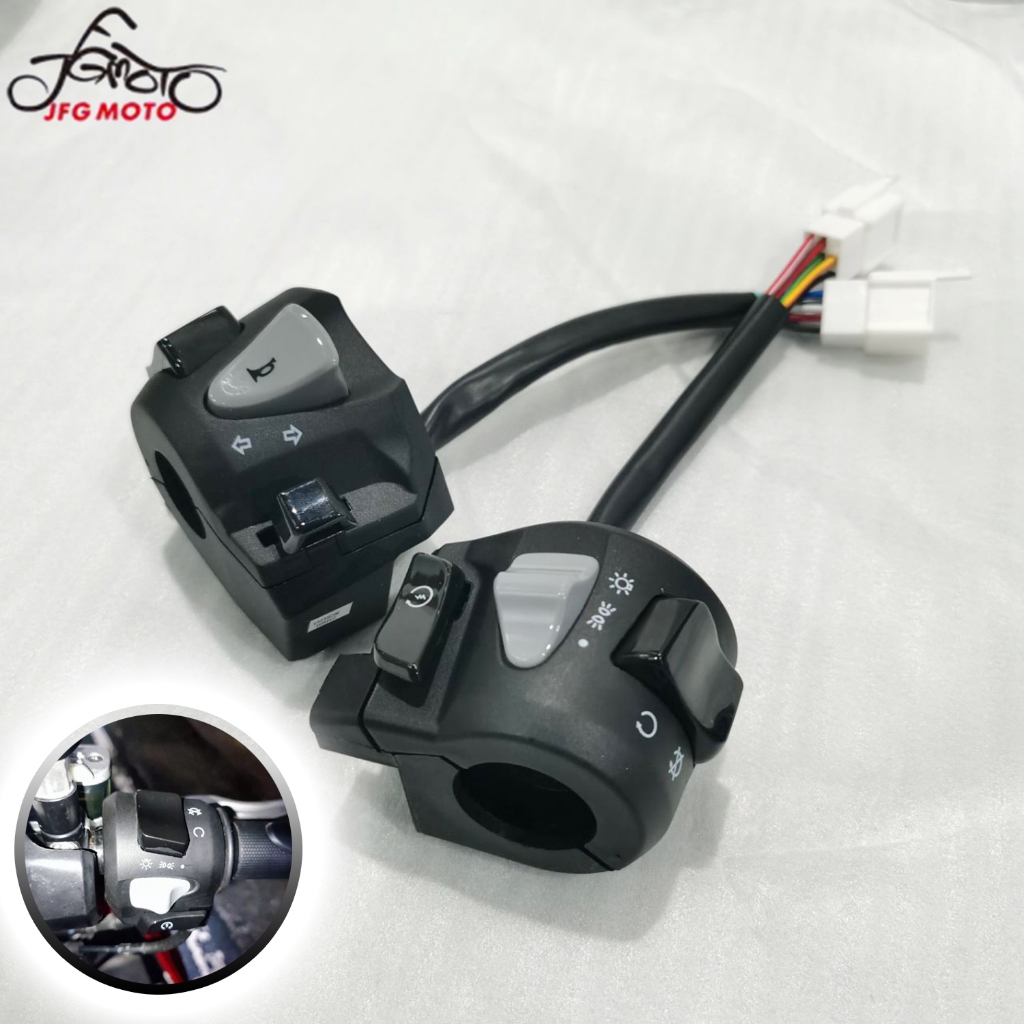 Jfg MOTO สวิตช ์ จับพร ้ อม Passnig Light ด ้ านซ ้ ายสําหรับคลิก Vario v2 v3 125 150