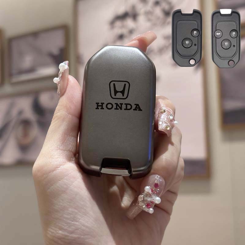 Honda พับรถ Remote Key สําหรับ Honda Jzaa/City/Brio/Civic/CRV/Accord ฝาครอบพวงกุญแจ