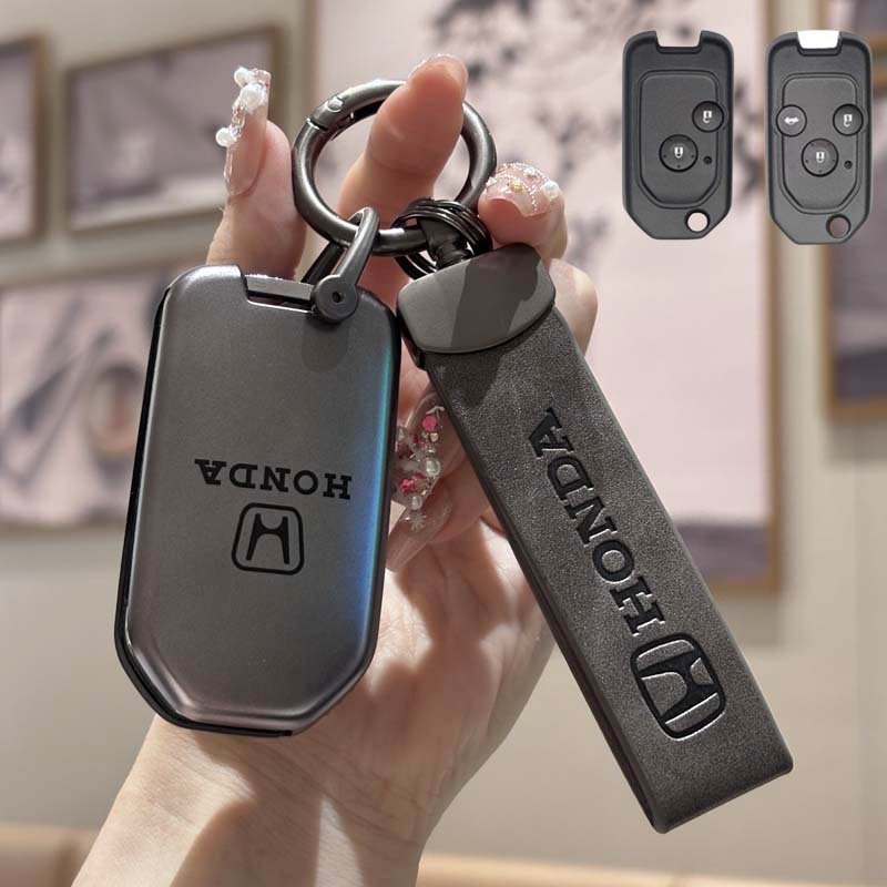 Honda พับรถ Remote Key สําหรับ Honda Jzaa/City/Brio/Civic/CRV/Accord ฝาครอบพวงกุญแจ