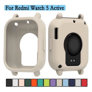 สําหรับ Redmi Watch 5 Active ฝาครอบซิลิโคนอ่อนนุ่มนาฬิกาตกแต่ง Hollow เคสป้องกัน Super Light สําหรับ Redmi Watch 5 Active