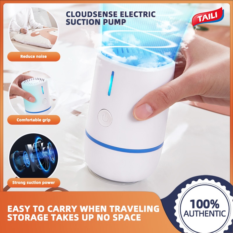TAILI กระเป๋าบีบอัดปั๊มลมไฟฟ้า 220V การเก็บรักษาสูญญากาศการเดินทางเพื่อธุรกิจ Plug-In Mini Machine