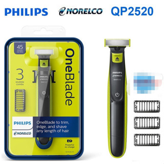 Philips Norelco QP2520/QP6510 OneBlade, Hybrid Electric Trim…