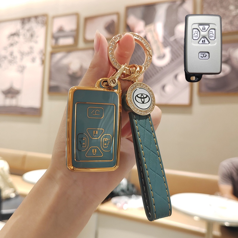 Toyota 5 ปุ่มรถ Remote Key Case เหมาะสําหรับ Toyota Alphard/Vellfire Key Cover อุปกรณ์เสริมพวงกุญแจ - รูปที่ 3