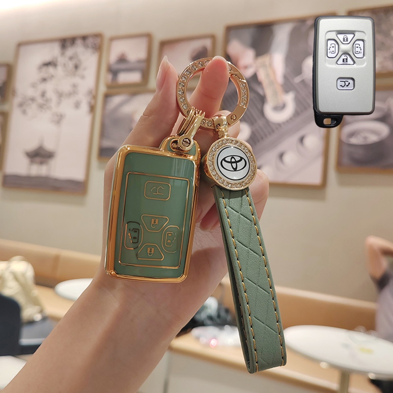 Toyota 5 ปุ่มรถ Remote Key Case เหมาะสําหรับ Toyota Alphard/Vellfire Key Cover อุปกรณ์เสริมพวงกุญแจ - รูปที่ 4