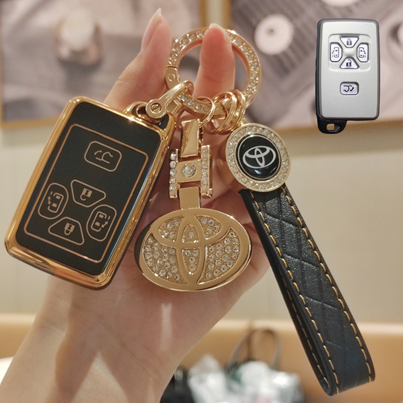 Toyota 5 ปุ่มรถ Remote Key Case เหมาะสําหรับ Toyota Alphard/Vellfire Key Cover อุปกรณ์เสริมพวงกุญแจ - รูปที่ 5