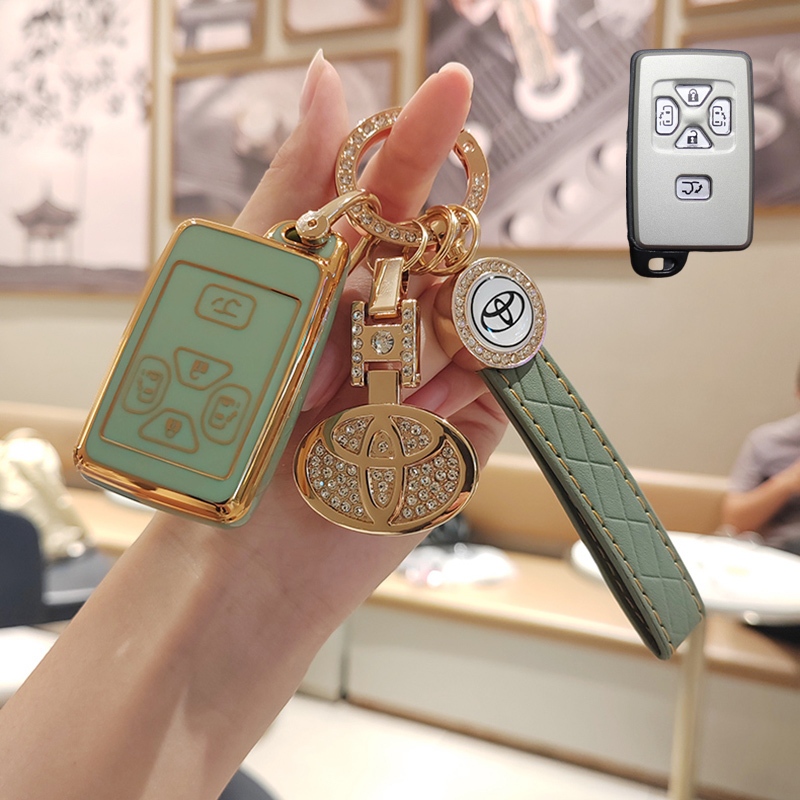 Toyota 5 ปุ่มรถ Remote Key Case เหมาะสําหรับ Toyota Alphard/Vellfire Key Cover อุปกรณ์เสริมพวงกุญแจ - รูปที่ 6