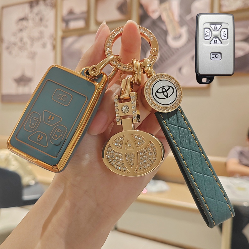 Toyota 5 ปุ่มรถ Remote Key Case เหมาะสําหรับ Toyota Alphard/Vellfire Key Cover อุปกรณ์เสริมพวงกุญแจ - รูปที่ 7