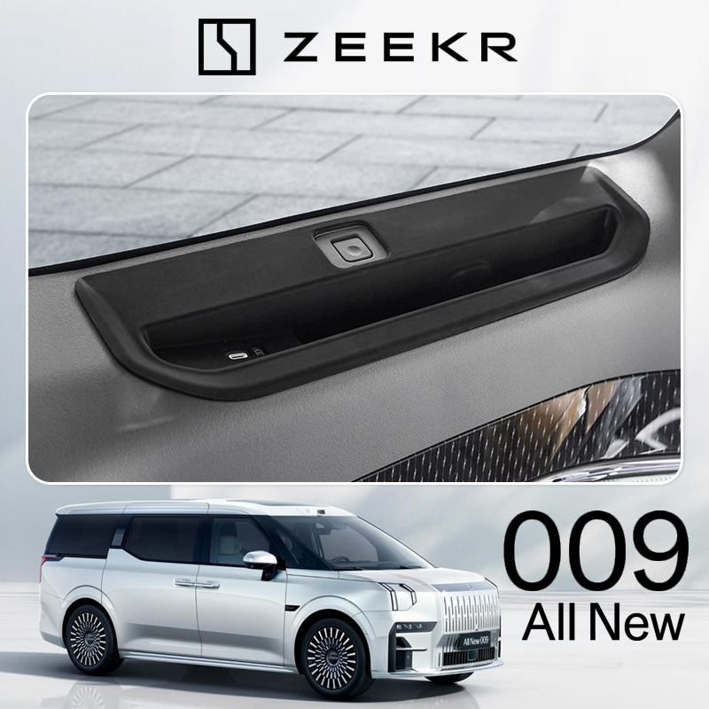 2024 ZEEKR 009 สินค้าใหม่กล่องเก็บของสามรางช่องช่องประตูเบาะรองนั่งกล่องเก็บของซิลิโคนอุปกรณ์ตกแต่งภายในสินค้าปฏิบัติ