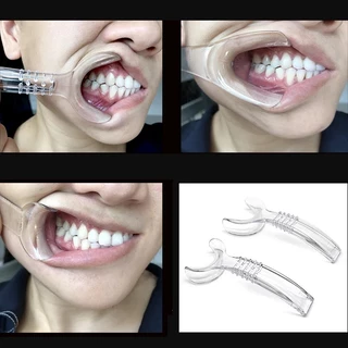 10 ชิ้น/ทันตกรรม T-Shape Lip Cheek Retractor โปร่งใสเปิดปาก Intraoral Opener Spreader วัสดุทันตกรรม