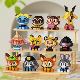 คลั่งไคล้ ซูโทเปีย 12 ตุ๊กตาประกอบอาคารบล็อกเด็กชายและเด็กหญ…