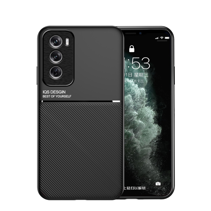 สําหรับ OPPO Reno 12 5G /OPPO Reno 12 Pro 5G ,แม่เหล็กดูดด้าน, คุณภาพสูง, แฟชั่น, ธุรกิจ, เคสโทรศัพท์ป้องกันการตก