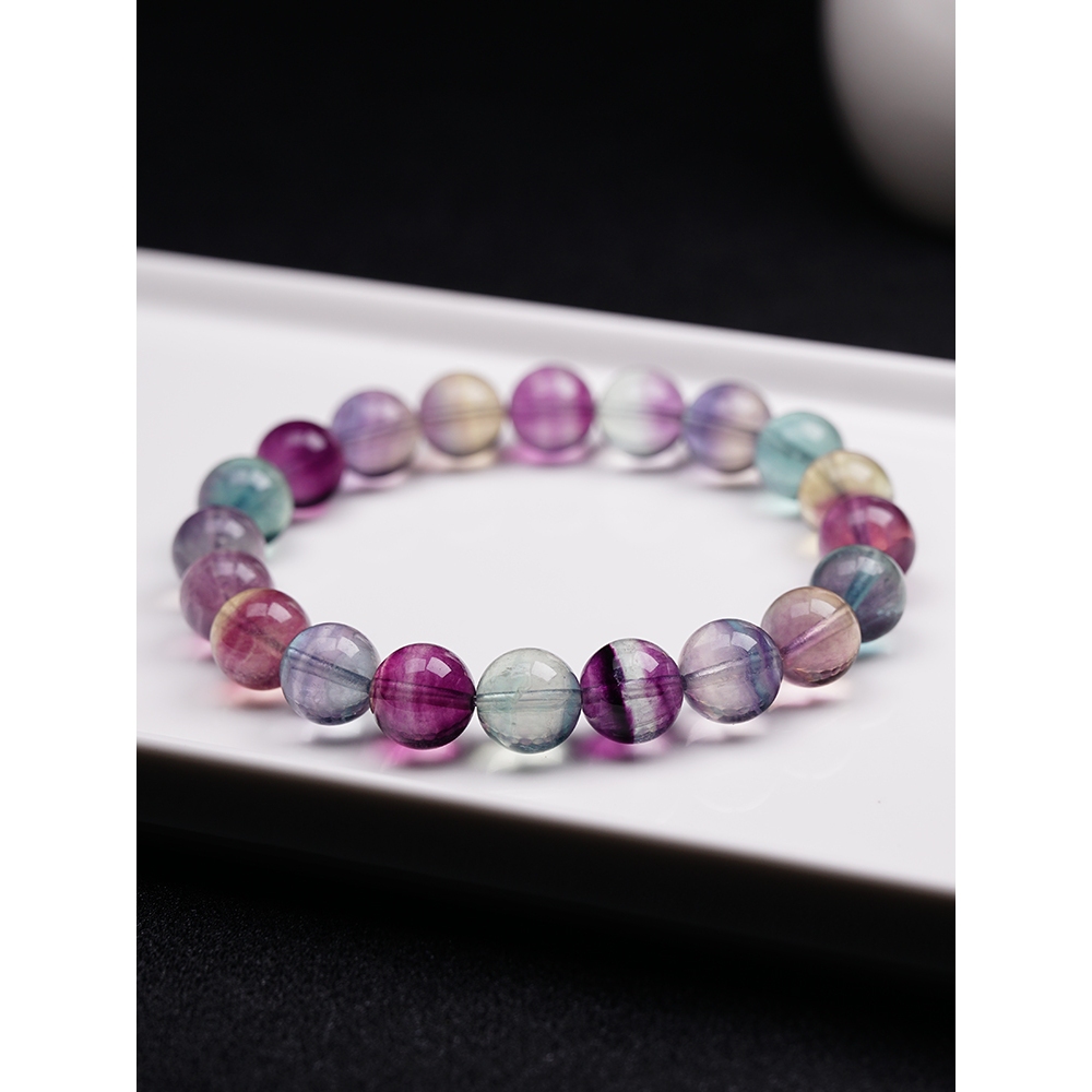 Xinying Jewelry Crystal Jewelry Store Live Store ลิงค์งบพิเศษ (Melaleuca Fluorite 10 Mi)