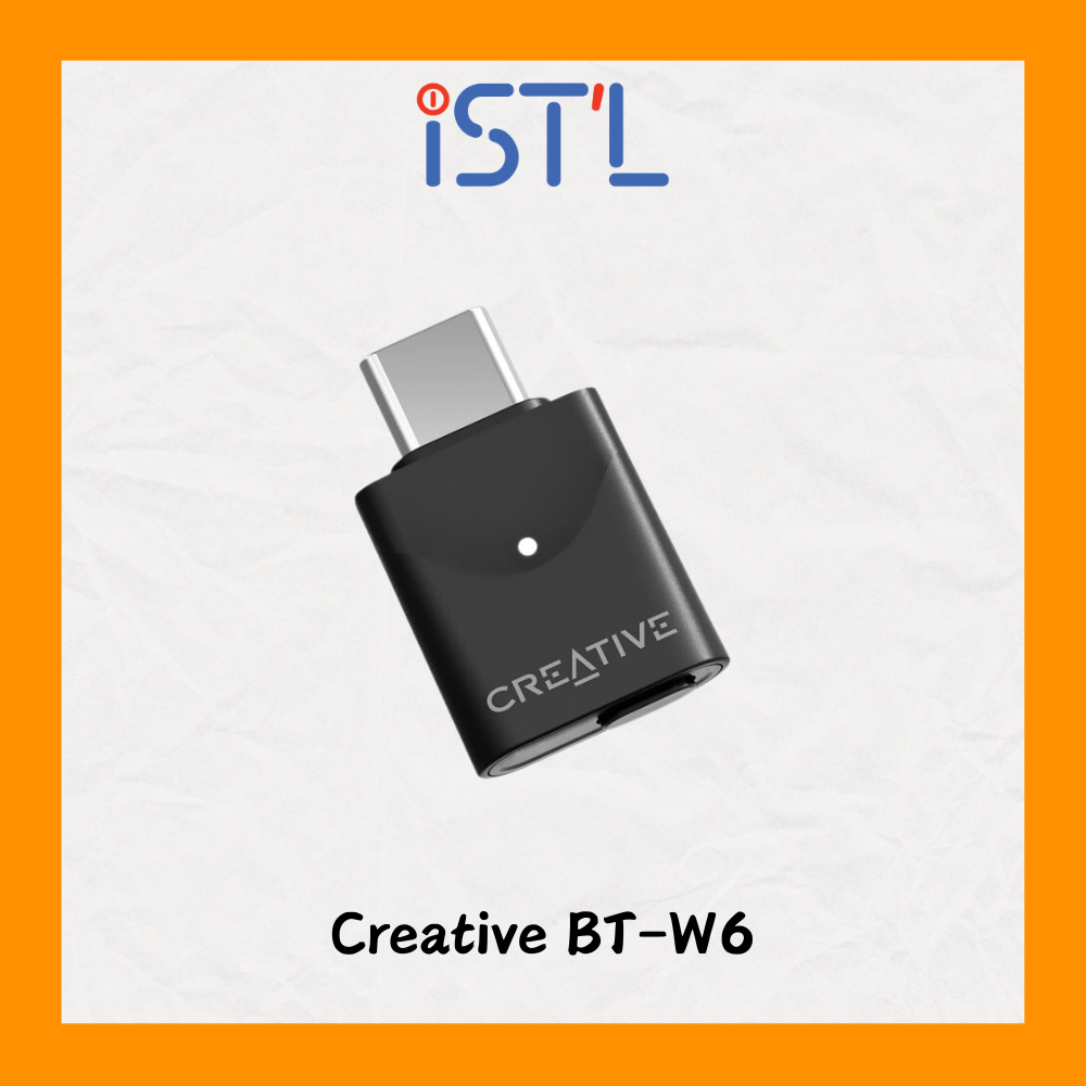 【Shopee Shipment】Creative BT-W6 Smart Bluetooth® 5.4 Audio Transmitter