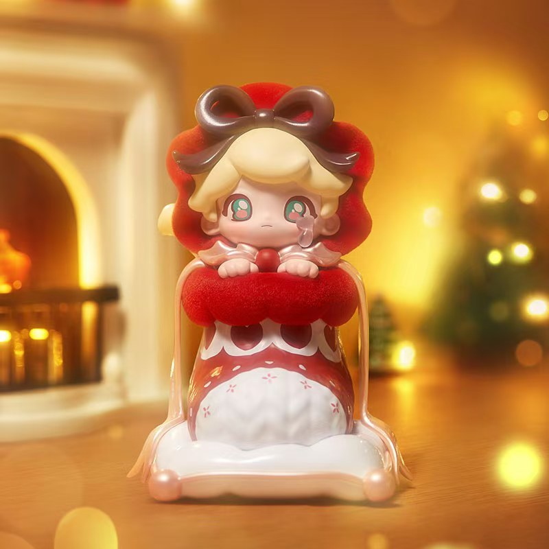 POPMART AZURA Warm Winter Christmas Series เครื่องประดับรูปของขวัญน่ารัก