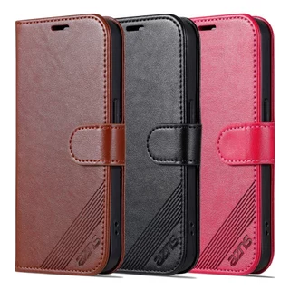 เคสหนังสําหรับ iPhone 16 15 14 Plus 13 12 11 Pro Max X XR XS 6 7 8 Plus SE กระเป๋าสตางค์ช่องเสียบการ์ดผิวรู้สึกกรณี