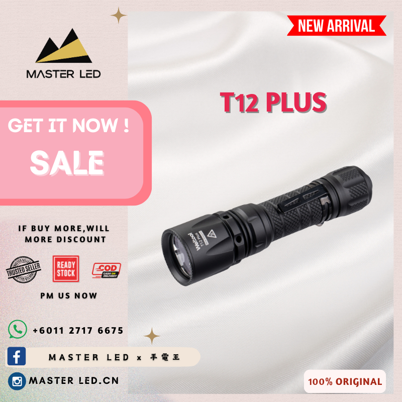 ไฟฉายที่สมบูรณ์แบบ Weltool T12 Plus Nine Dragons 3T AC