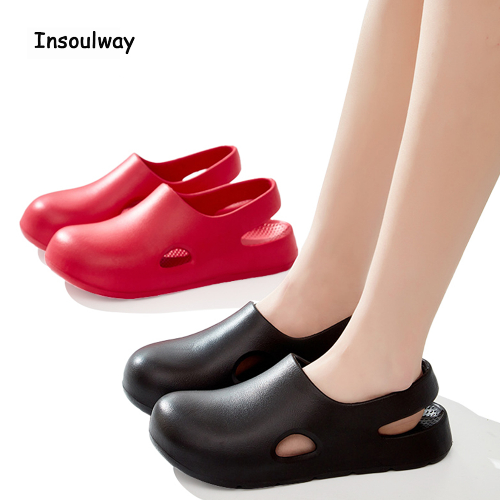 Insoulway รองเท้าแตะ พื้นหนา กันลื่น แฟชั่นฤดูร้อน สําหรับผู้หญิง BTX02