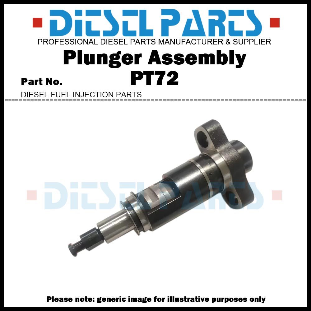 Plunger และ Barrel Assembly PT72 สําหรับ ISUZU Giga 6WA1T 6WF1T 6WG1T 8PE1 10PE1 / HINO