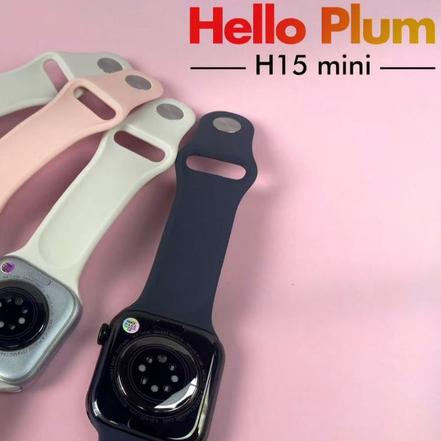 H15 mini 42 มม.2025 นาฬิกา 10 Hello Plum นาฬิกา 10 สมาร์ทนาฬิกา Amoled 1GB ข้อความท้องถิ่นเพลง Photo