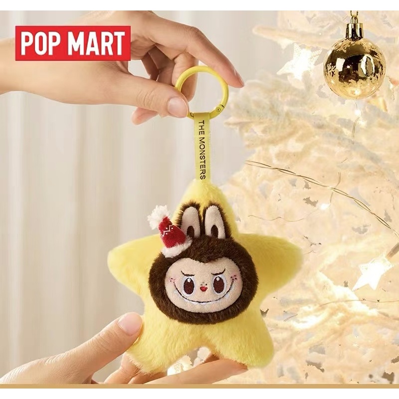 Popmart THE MONSTERS classic series ตุ๊กตากลิตเตอร์จี้กล่องตาบอด LABUBU