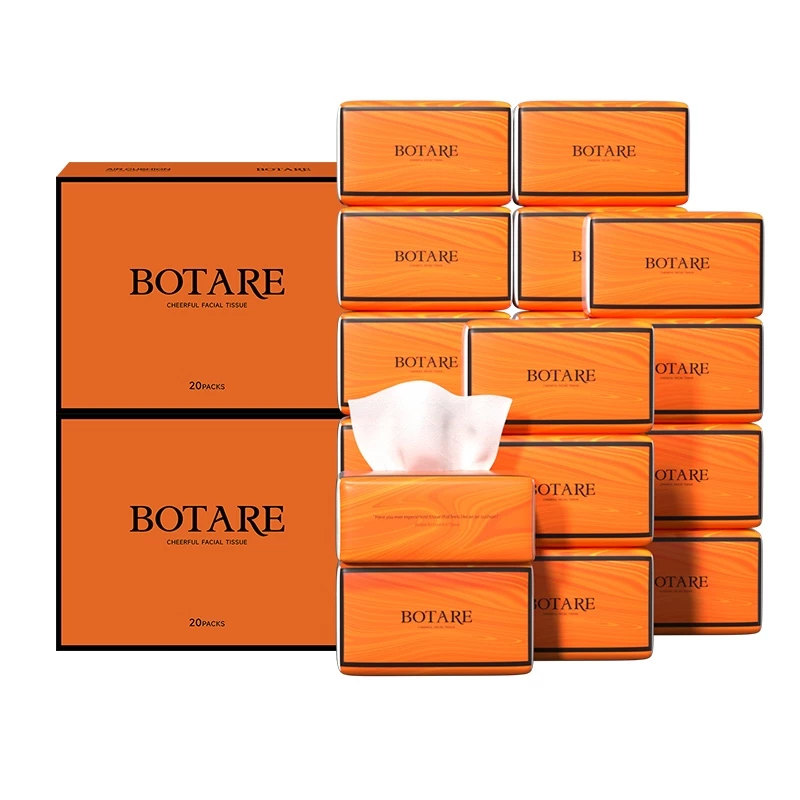 [ 40ห่อ ] Botare Air Cushion GB/T 20808 Soft Tissue ดีลักซ์ คอมฟอร์ท กระดาษทิชชู่ หนา 4 ชั้น 360 แผ่น thumbnail 6