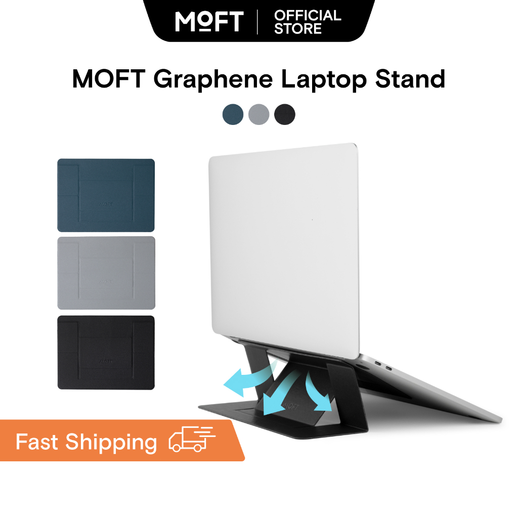 MOFT Cooling Laptop Stand ใหม่ล่าสุด ขาตั้งแล็ปท็อป ระบายอากาศ ใช้ซ้ําได้ 11.6-15.6 นิ้ว