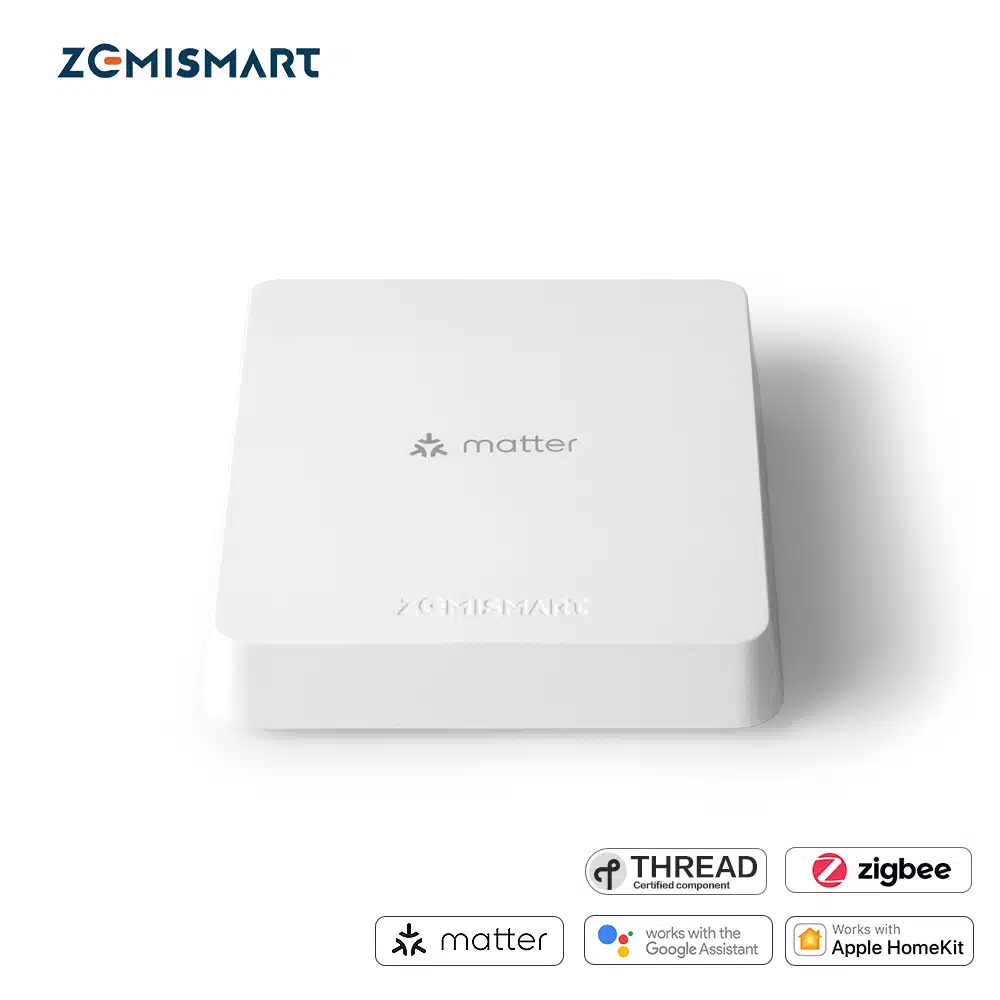 Zemismart Matter M6 เสาอากาศ/M1 Zigbee Hub Matter Gateway รองรับ Tuya App/Homekit/Google Home/Smartthings สมาร์ทโฮม Zigbee 3.0 เกตเวย์สําหรับบ้านอัตโนมัติ