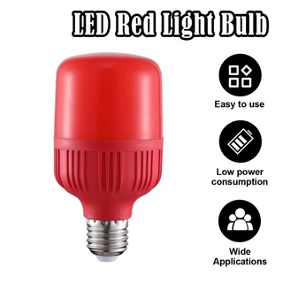 E27 หลอดไฟ Led โคมไฟสีแดงหลอดไฟ 220V ประหยัดพลังงานตกแต่งเทศกาลปาร์ตี้สกรูสูง 20 W 20 W/15 W/10 W/5 W เปลือกพลาสติก