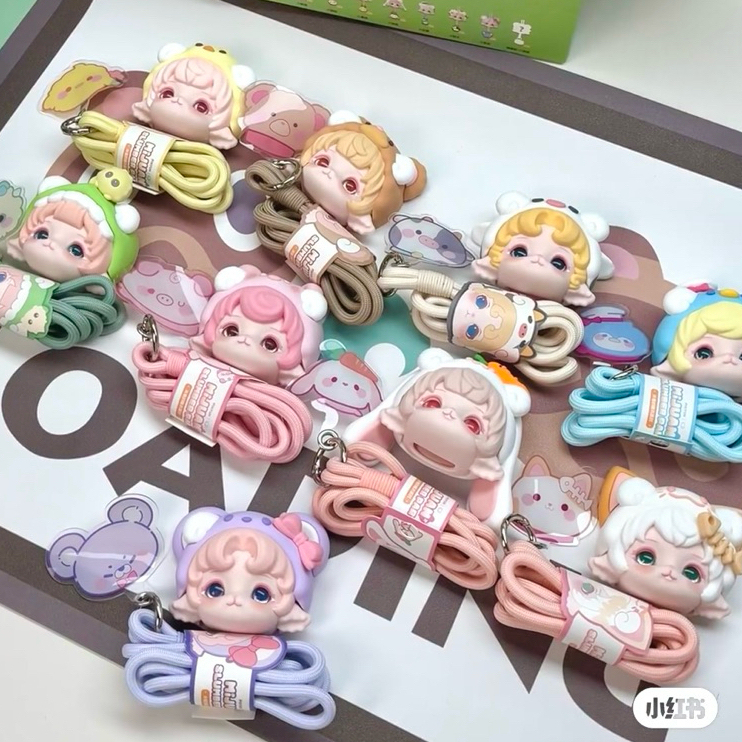 🚚พร้อมจัดส่ง🚚 MIMIA Mijuan Slumber Party Phone Rope Blind Box สายคล้องคอ กล่องสุ่ม ลุ้น SECRET