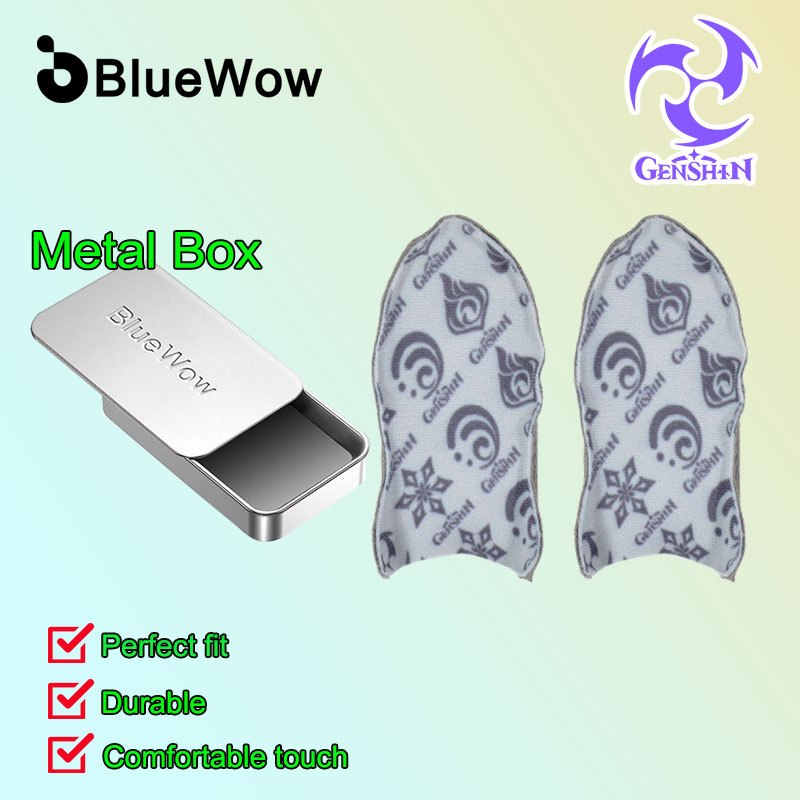 Genshin02BlueWowปลอกนิ้วเกมกันเหงื่อกันลื่นปลายนิ้วถุงมือBreathable Gaming Finger Cover Thumbถุงมือ