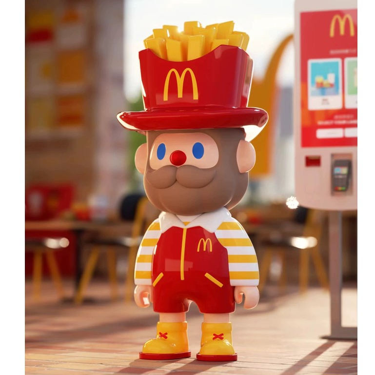 ของแท้ McDonalds FARMER BOB ชื่อร่วม Wheat Farm Tide Play series บอร์ดย่างเบอร์เกอร์ limited edition