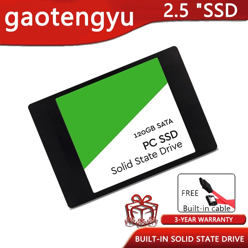 2.5 "SATA III SSD 512GB 480GB 256GB 240GB 128GB 120GB ไดรฟ์ Solid State ในตัวเหมาะสําหรับแล็ปท็อป/เดสก์ท็อป
