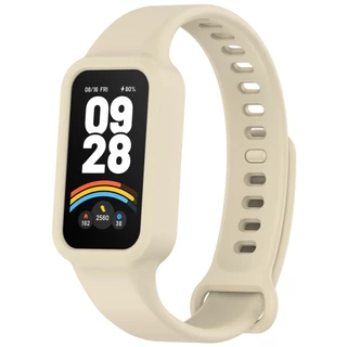 สายรัดซิลิโคนสร้อยข้อมืออุปกรณ์เสริมสําหรับ Xiaomi Smart Band 9 Active / Xiaomi Smart Band 8 Active / Redmi Smart Band 3 2