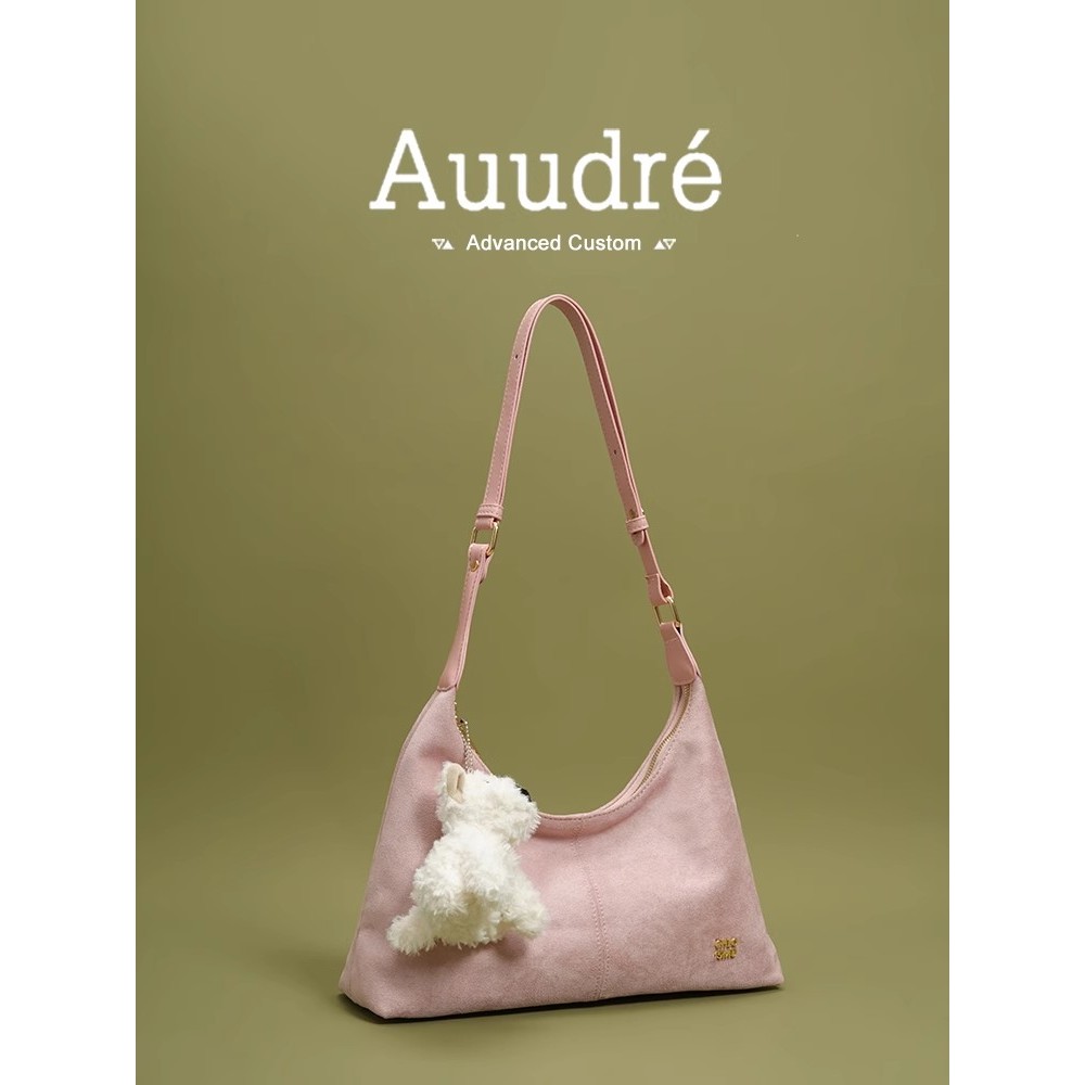 Auure Soft Surface Large-Capacity One-Shoulder Underarm Bag Women 2026 New Style Cross-Body Bag