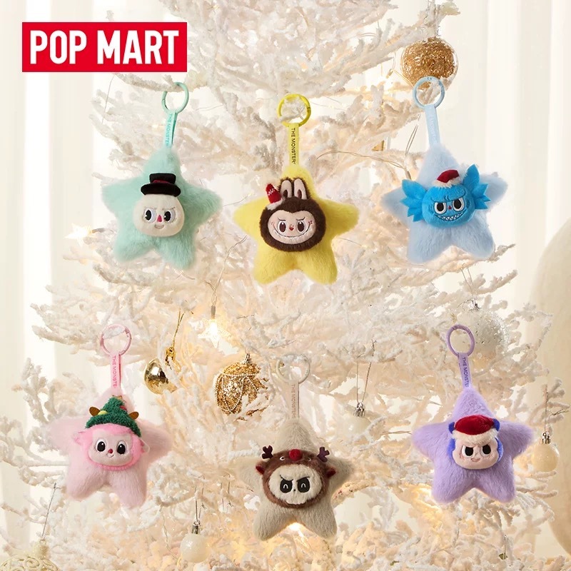 Popmart THE MONSTERS Classic Series Sparkling Plush Pendant Blind Box LABUBU