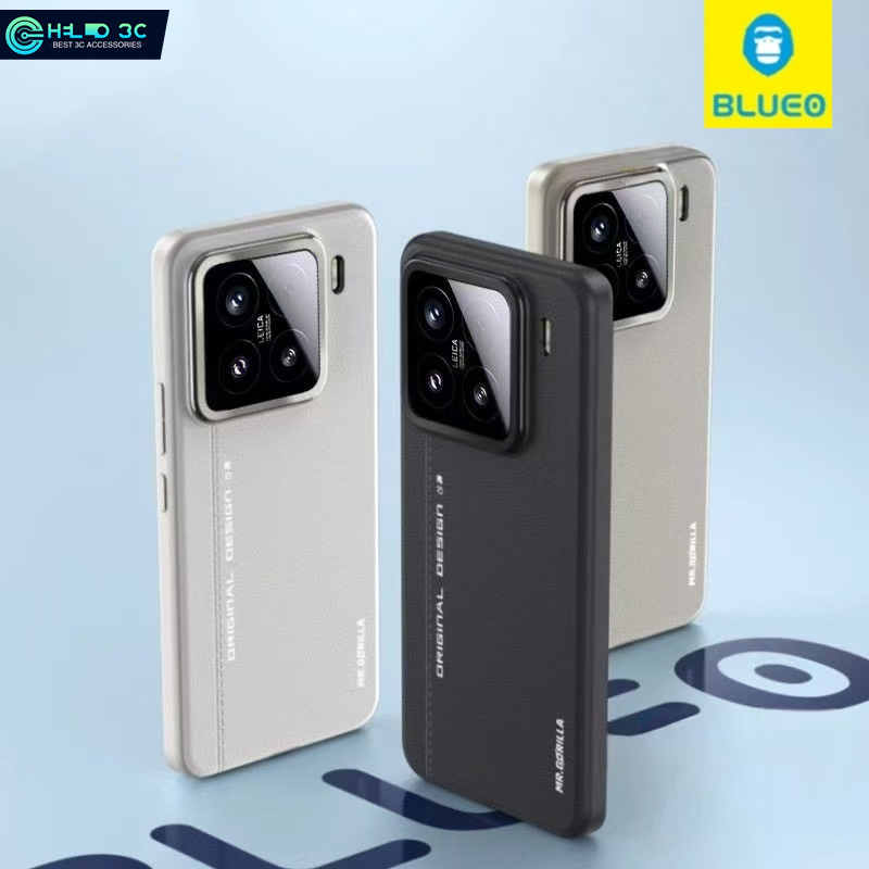 Blueo ซิลิโคนพรีเมี่ยม เคสโทรศัพท์มือถือ สําหรับ Xiaomi 15/14 ผิวด้าน กันกระแทก กันรอยนิ้วมือ เคส Xiaomi 15 pro กันกระแทก เคส Xiaomi 14 pro