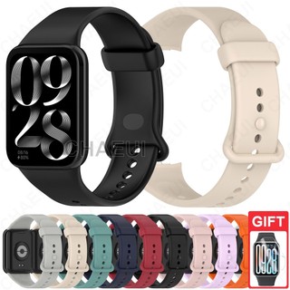 สายรัดซิลิโคนสร้อยข้อมืออุปกรณ์เสริมสําหรับ Xiaomi Smart Band 10 9 Pro / Mi Band 8 Pro / Redmi Watch 4 5 6
