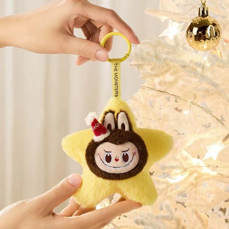 ของแท้ POPMART THE MONSTERS Classic Series-Sparkling Plush Pendant Mystery Box