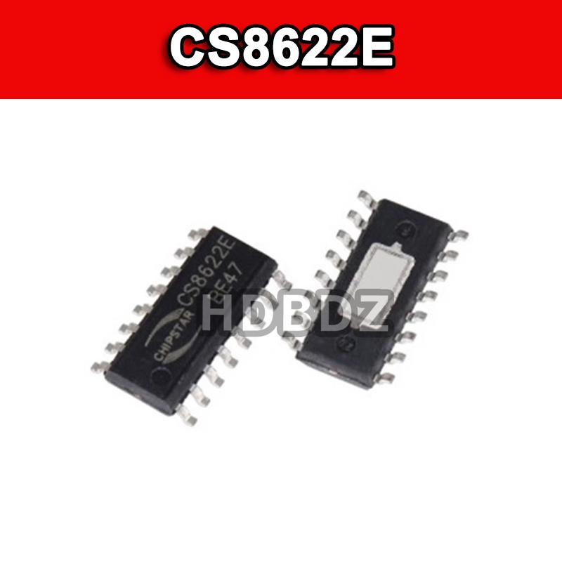 1~5pcs CS8622E SOP-16 เครื่องขยายเสียงชิป IC SMD