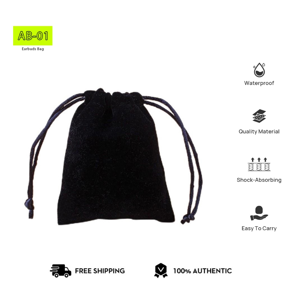 กระเป๋าหูฟัง เหมาะสำหรับหูฟังมีสาย/TWS/OWS/สายชาร์จ ใช้ได้ทุกวันและพกพาเดินทาง