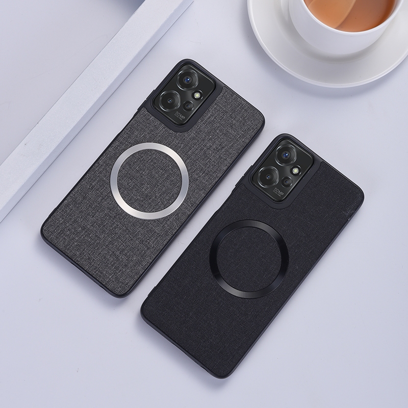 กรณีสําหรับ Motorola Moto G 5G Play Power Stylus 2024 G35 G55 G85 G45 เคสโทรศัพท์ผ้ารูปแบบ Ultrathin ปกหลังแม่เหล็ก