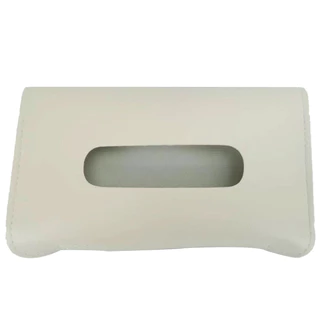 1 Pc PU หนังรถ Sun Visor กระดาษทิชชูแบบพกพากล่องเก็บกระดาษทิชชูแขวนหน้ากากเก็บกระเป๋า