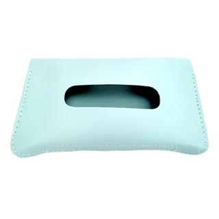 1 Pc PU หนังรถ Sun Visor กระดาษทิชชูแบบพกพากล่องเก็บกระดาษทิชชูแขวนหน้ากากเก็บกระเป๋า