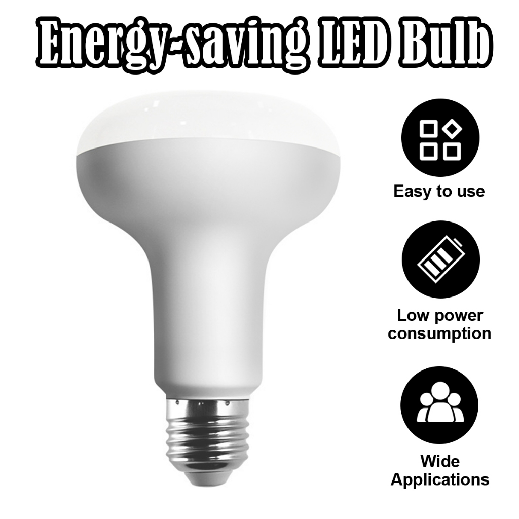 E27/e14 หลอดไฟ Led R39 R50 R63 R80 6W 9W 12W 15W เห็ดโคมไฟสําหรับบ้านใช้โคมไฟห้องแสงไม่มีการสั่นไหวตกแต่งห้องนั่งเล่น 5730smd Ampoule Spotlight พลังงาน 220V จี้