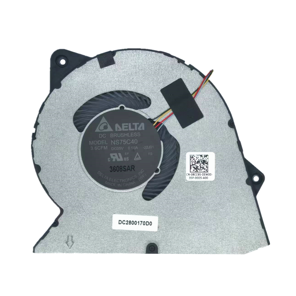 พัดลมระบายความร้อน CPU แล็ปท็อปใหม่สําหรับ DELL Vostro 3510 3420 3250 Inspiron 3511 3515 3520 Series