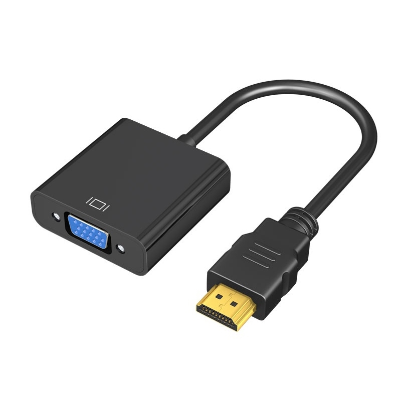 สายแปลง HDMI to VGA Cable สายจาก HDMIออกVGA สาย HDMI Cable Converter Adapter HD1080p Cable สายแปลง H